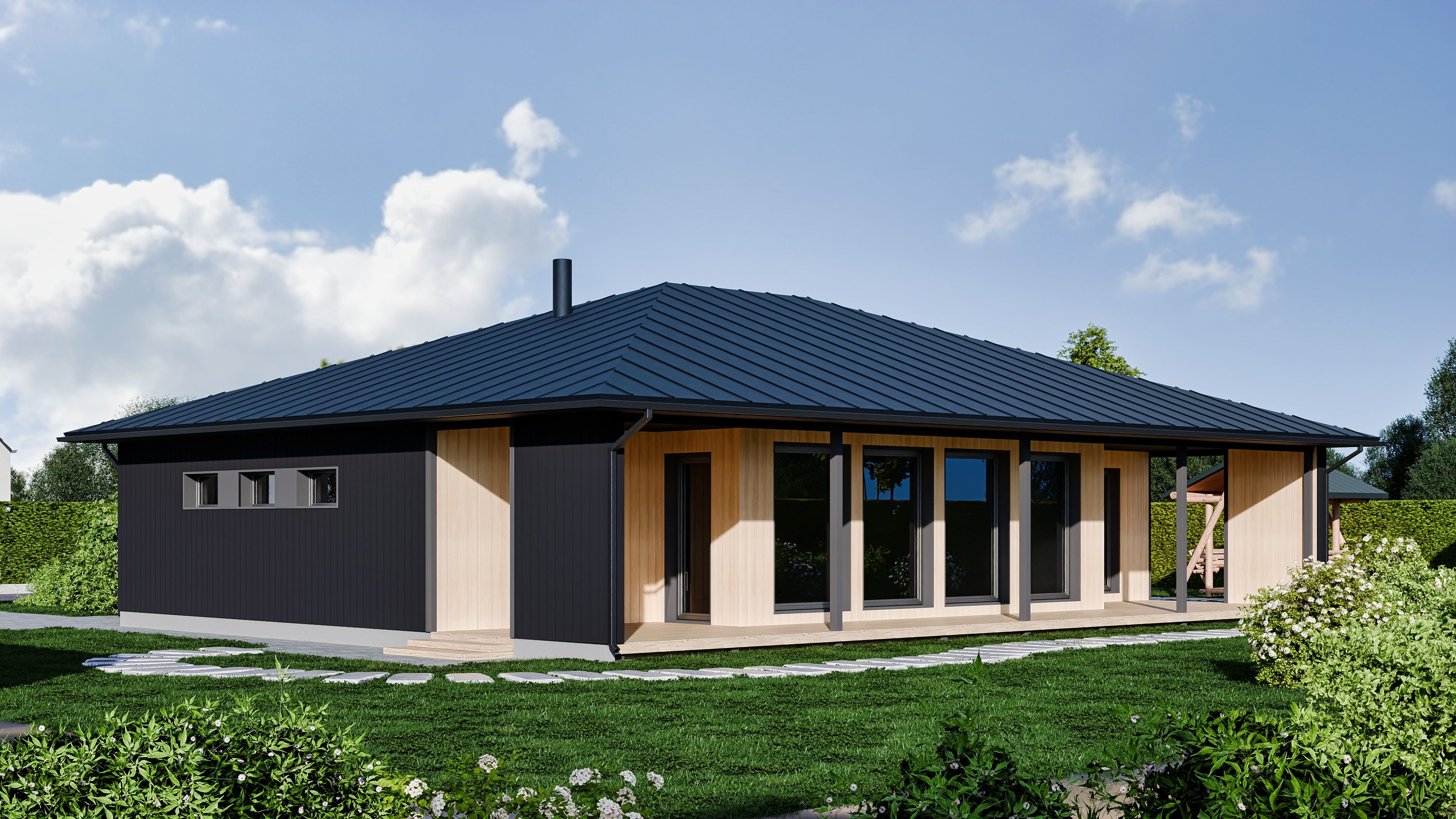 Дом одноэтажный 125 м2